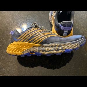 Mens Hoka trail running shoes. Speed Goat 4.